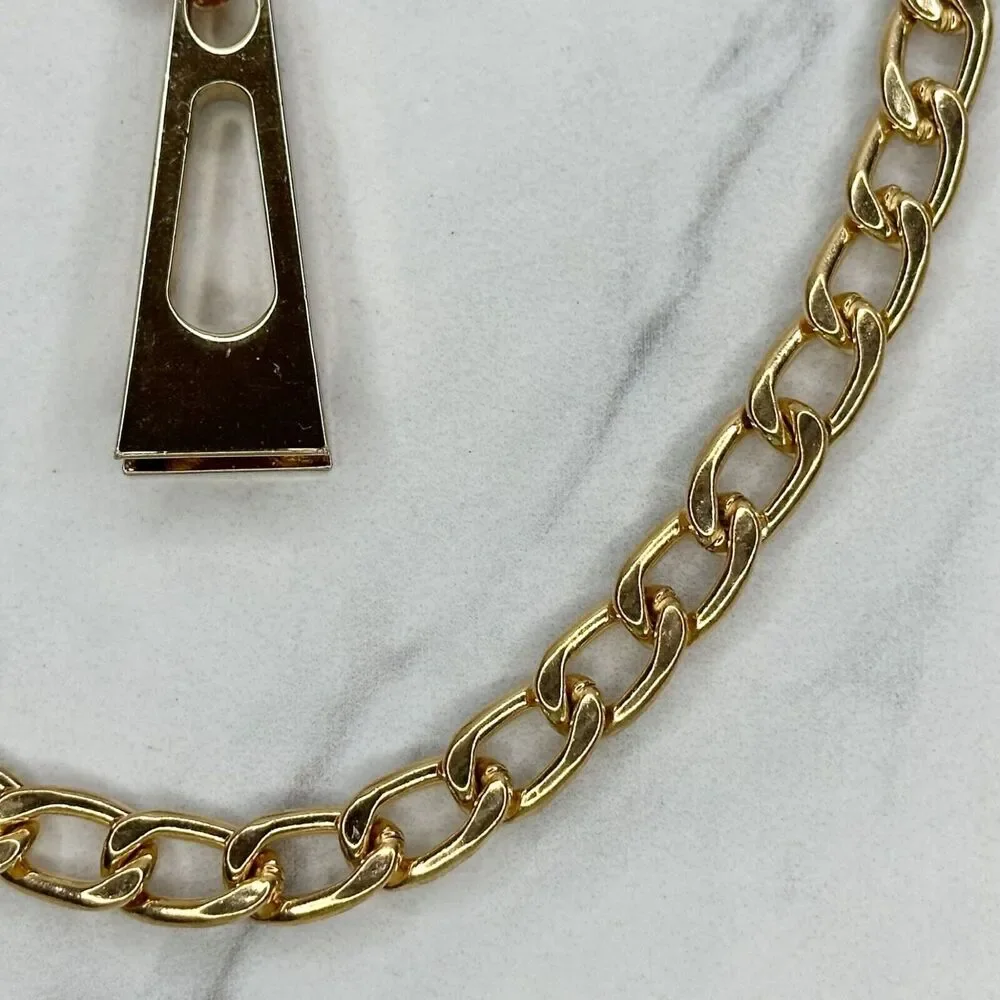 Da Vinci Gold Chain Link Belt Y2K Festival ✨